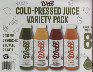 Well Juice Variety Pack - 8 x 333 mL
